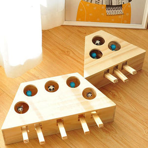 Interactive Cat Hunt Toy 3/5 Holes