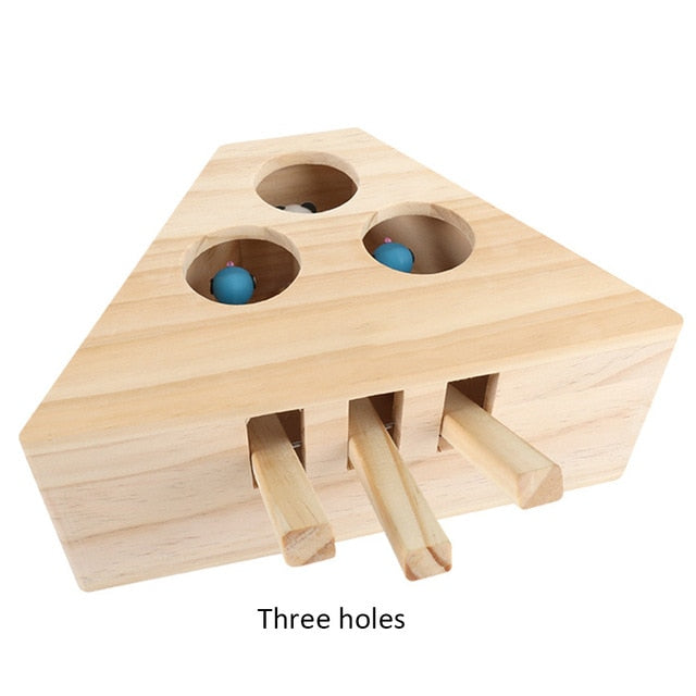 Interactive Cat Hunt Toy 3/5 Holes